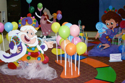 Life-Sized Candy Land Characters